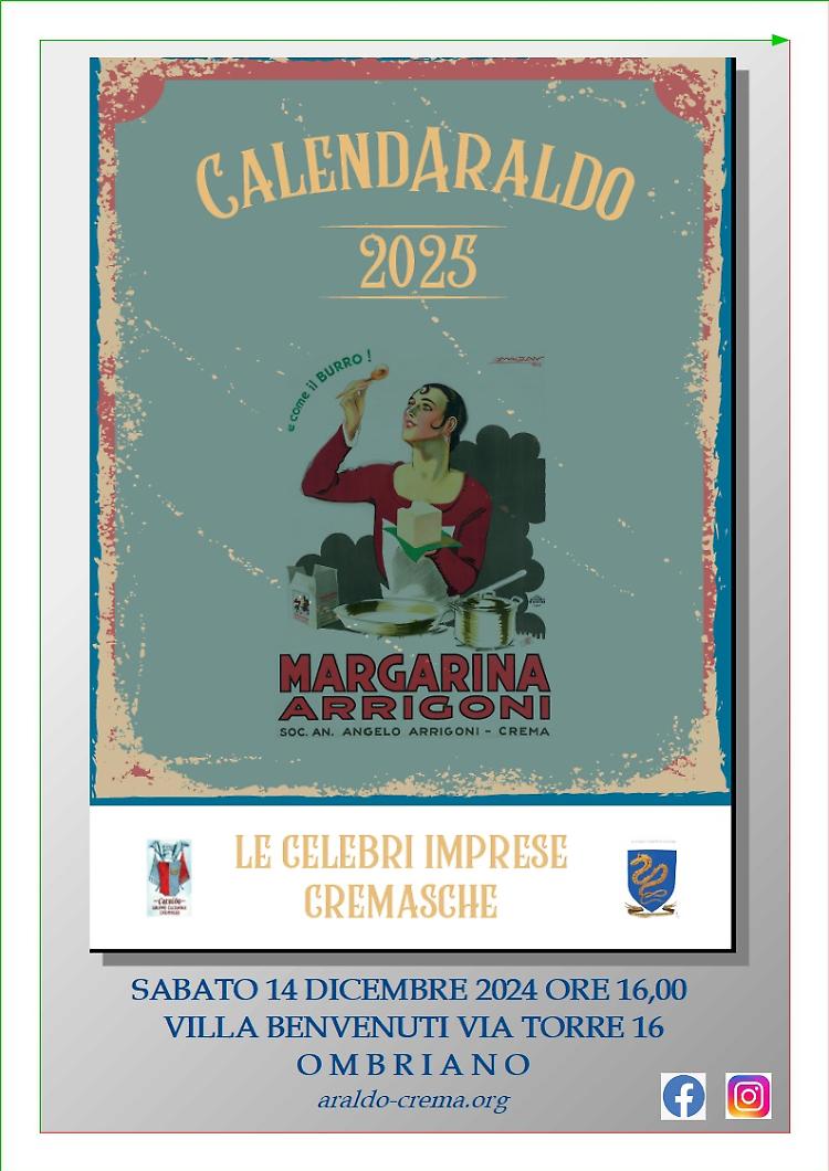 Presentazione del nuovo "CalendAraldo 2025" dedicato alla pubblicità grafica