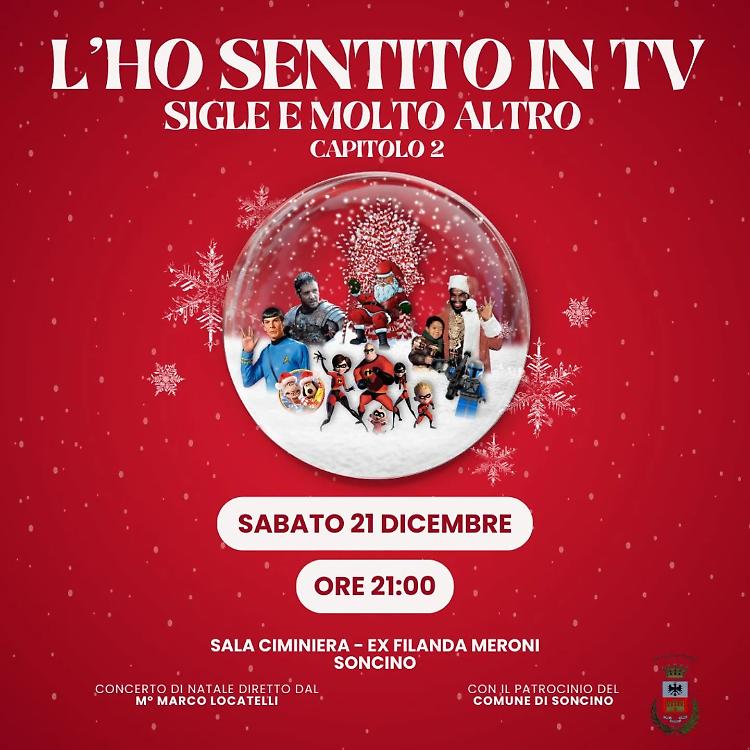 Concerto "L'ho sentito in tv - sigle e molto altro"