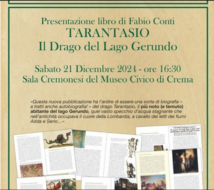  Presentazione del libro "Tarantasio, il Drago del Lago Gerundo" di Fabio Conti