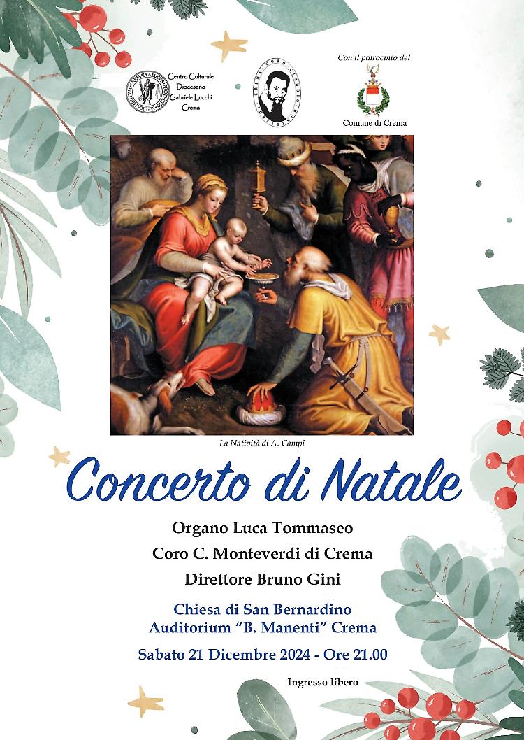 "Concerto di Natale" del Coro Monteverdi di Crema