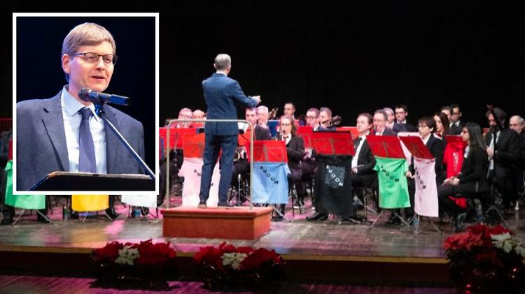 Concerto di auguri, Bongiovanni: «Rilanciamo il bene comune»