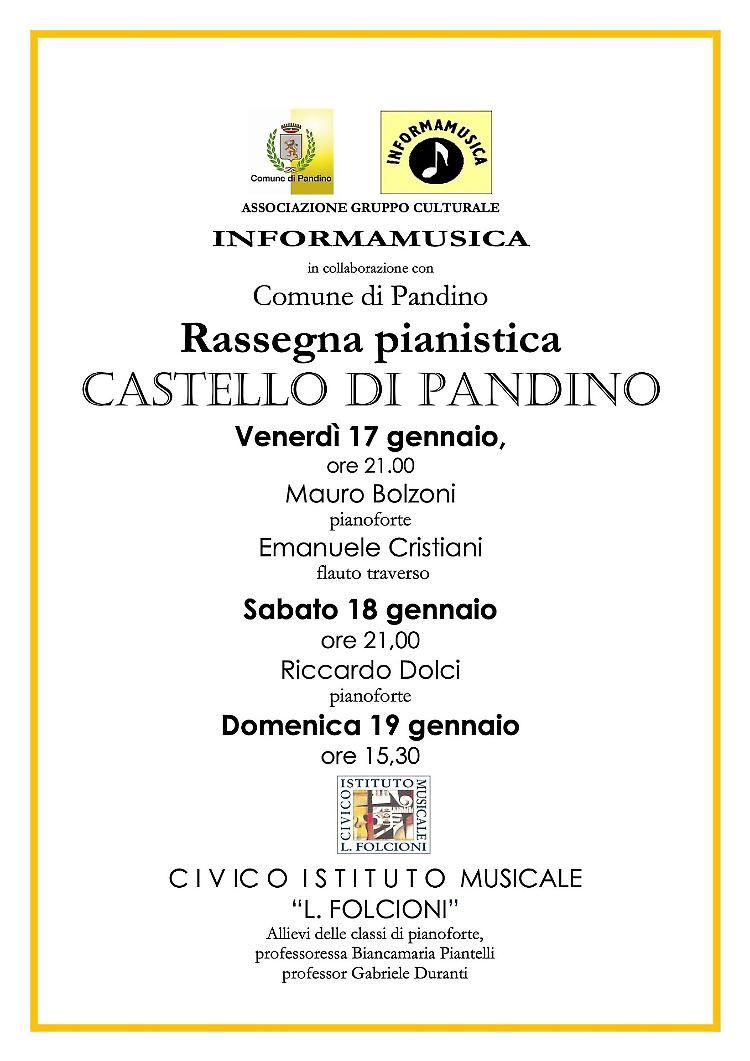 Rassegna pianistica "Castello di Pandino"