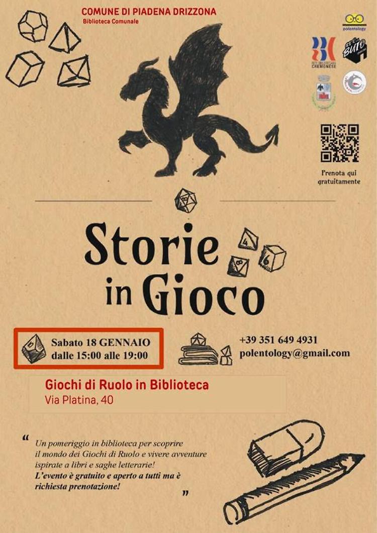 Un pomeriggio di divertimento con "Storie in gioco" 