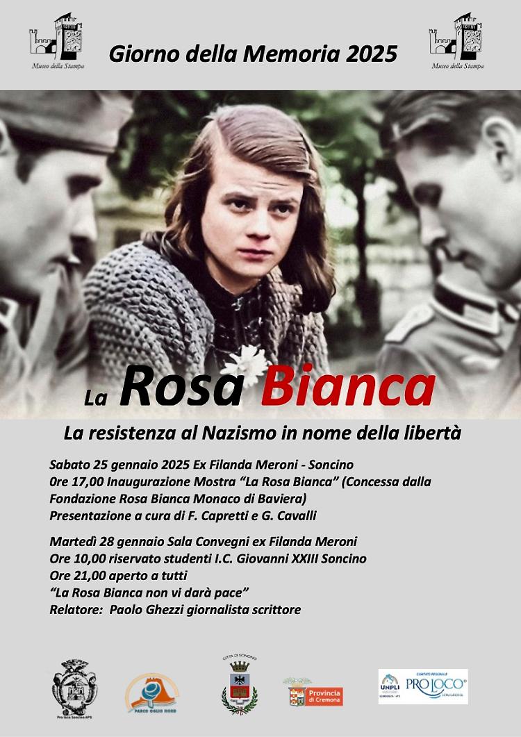 Incontro: "La Rosa Bianca non vi darà pace" con  Paolo Ghezzi