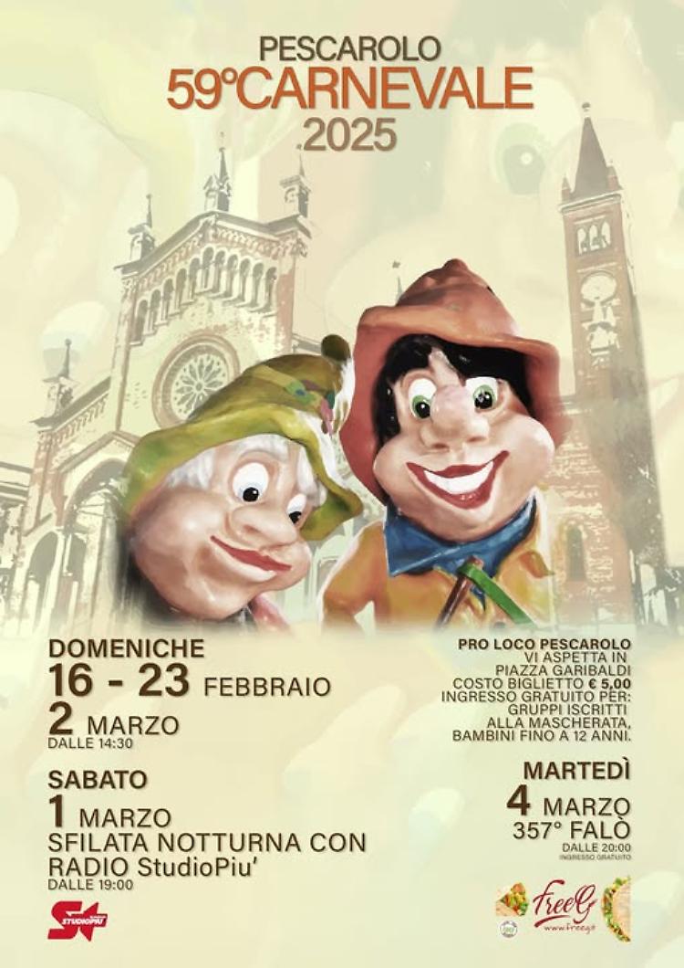 59ᵃ edizione del Carnevale di Pescarolo 2025