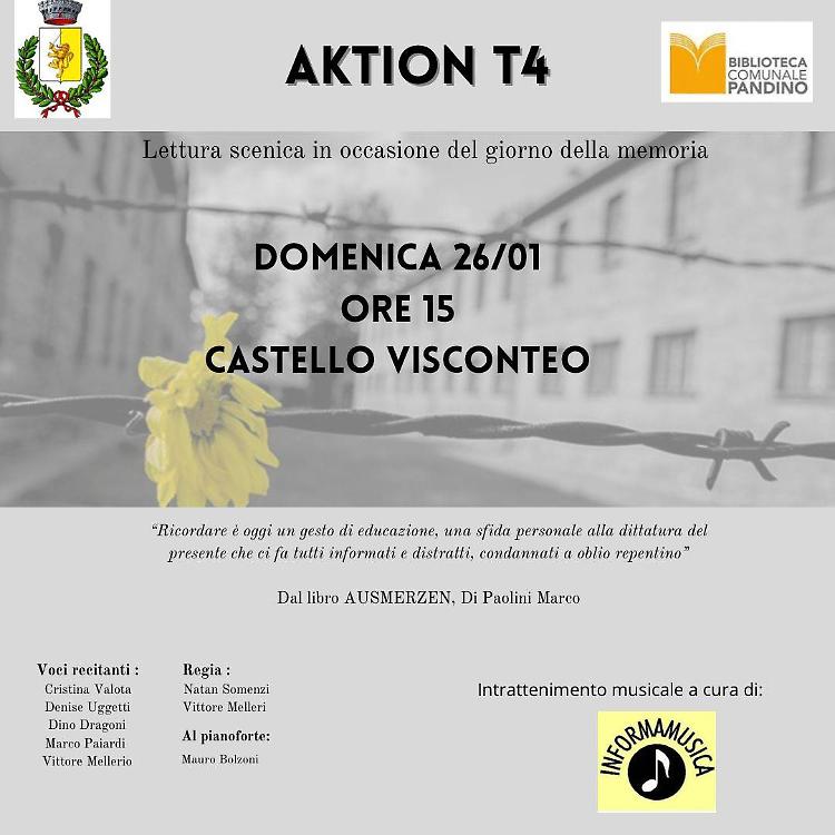 Aktion T4: lettura scenica in occasione del Giorno della Memoria
