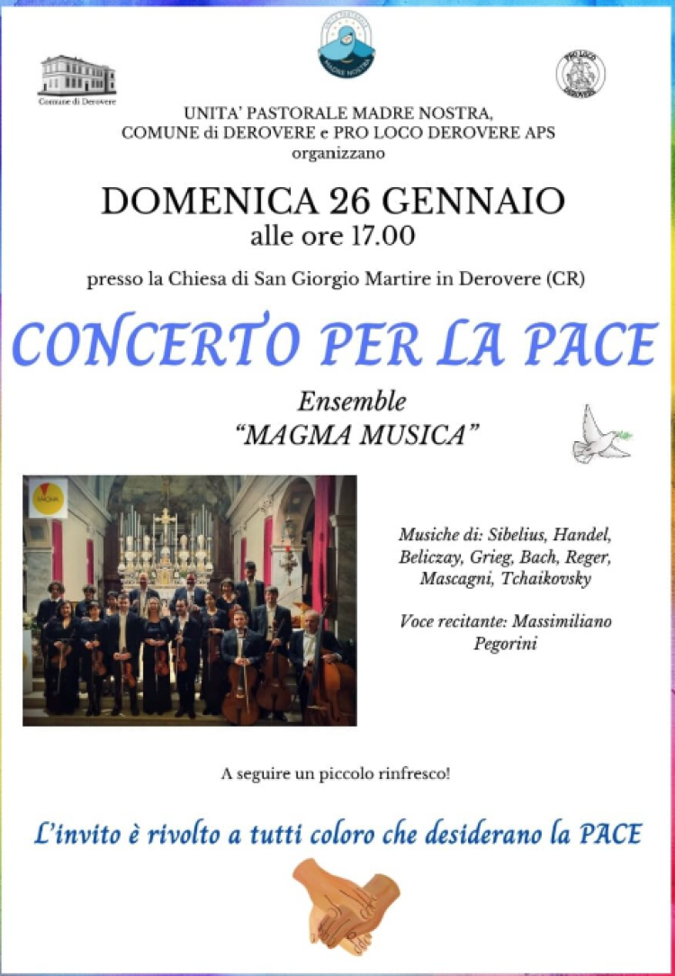 Concerto per la pace con l'Ensemble "Magma musica"
