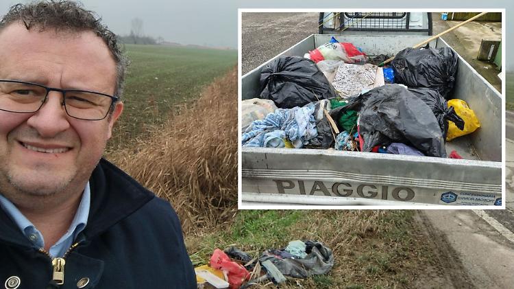 «Comunicazione per un deficiente», il sindaco contro l'abbandono di rifiuti