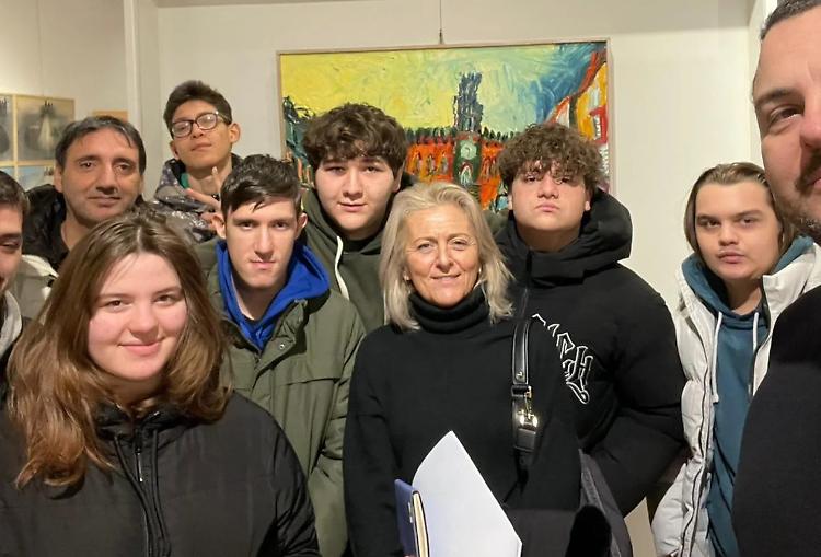 Studenti die Santa Chiara si mettono alla prova come guide museali al  Diotti