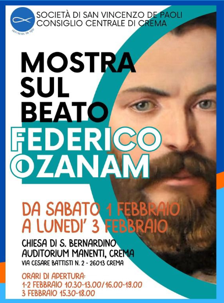 “Grazie Federico” Mostra sul Beato Federico Ozanam