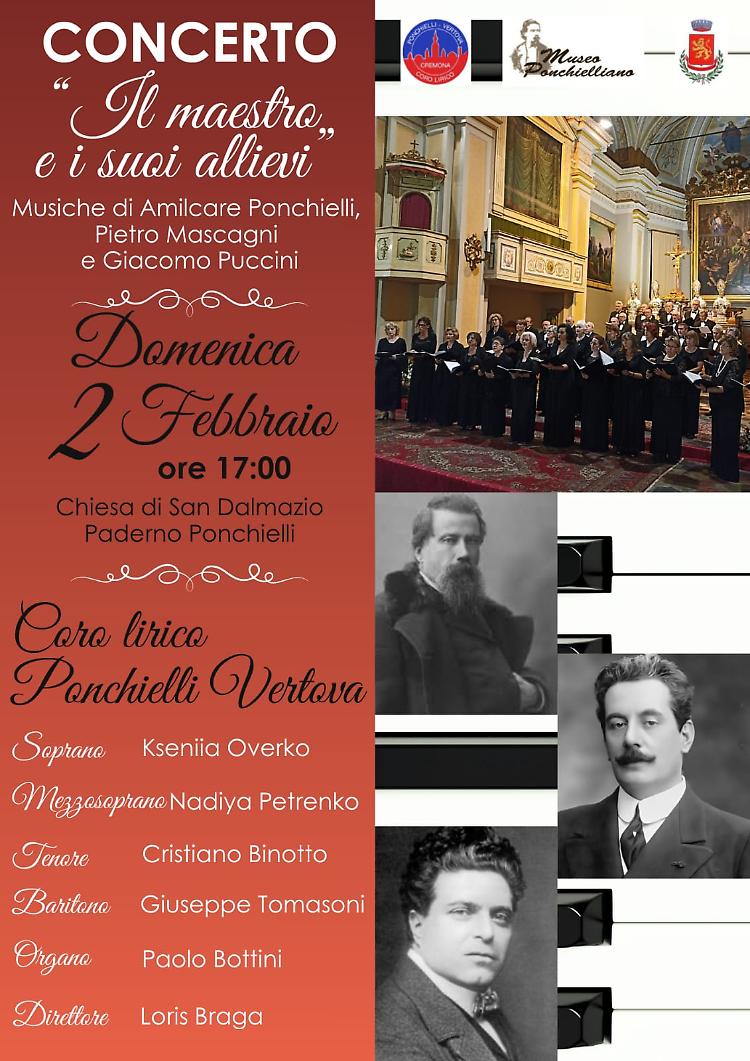 "Il maestro e i suoi allievi" Coro lirico Ponchielli Vertova