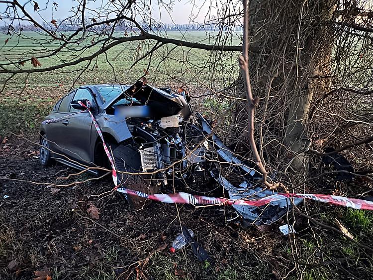 Gravissima uscita di strada sulla Padana inferiore, con l'auto contro un palo