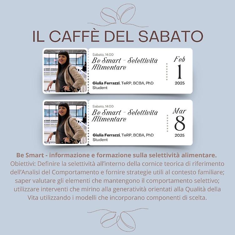 Be Smart - Informazione e formazione sulla selettività alimentare