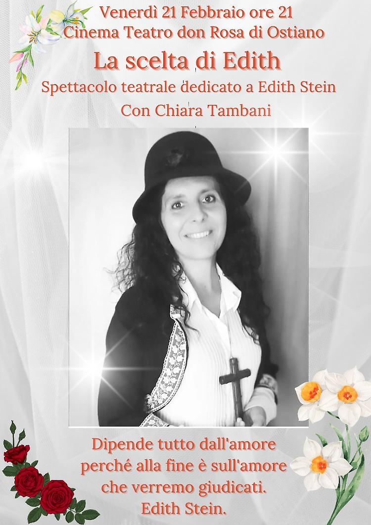 La scelta di Edith, spettacolo teatrale dedicato alla grande Edith Stein
