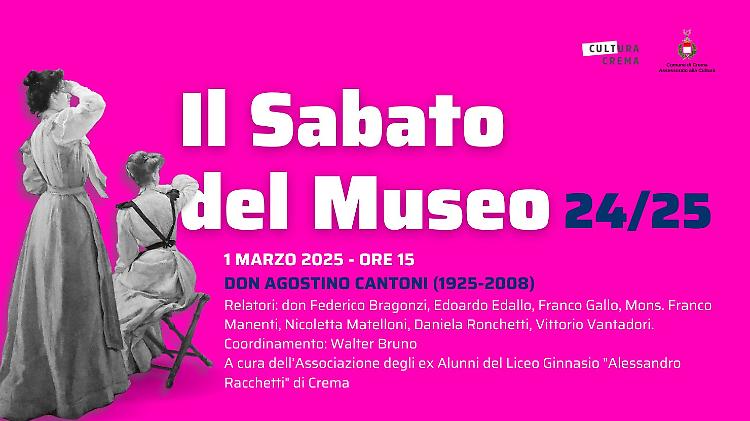 Incontro su don Agostino Cantoni a "Il sabato del Museo"