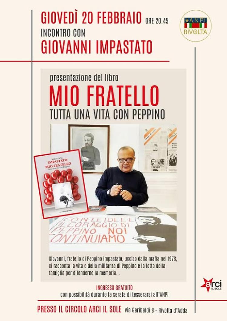 Presentazione del libro "Mio fratello - Tutta una vita con Peppino"