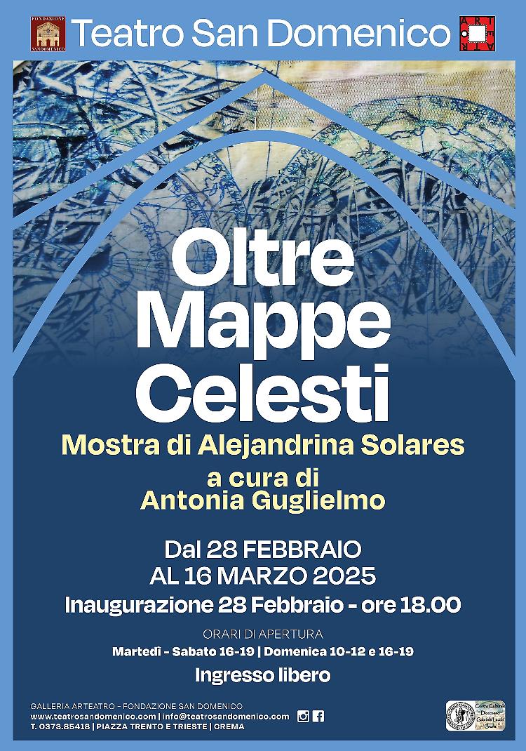 Alejandrina Solares espone: "Oltre Mappe Celesti" 