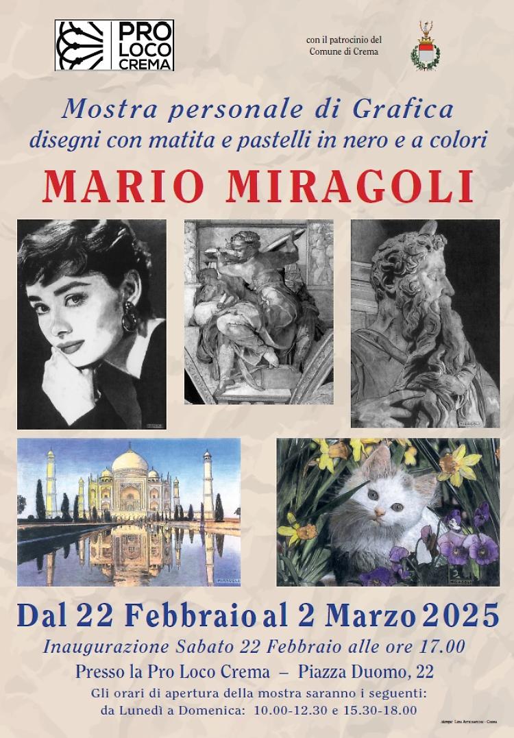 Mostra personale di Grafica di Mario Miragoli