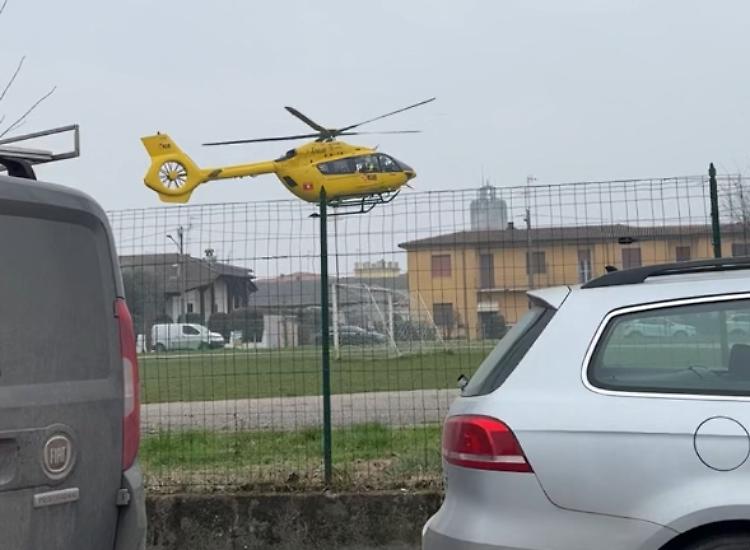 Finta emergenza: l’elicottero vola a vuoto