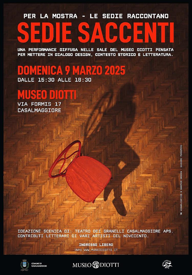 "Sedie saccenti": performance diffusa nelle sale del Museo 