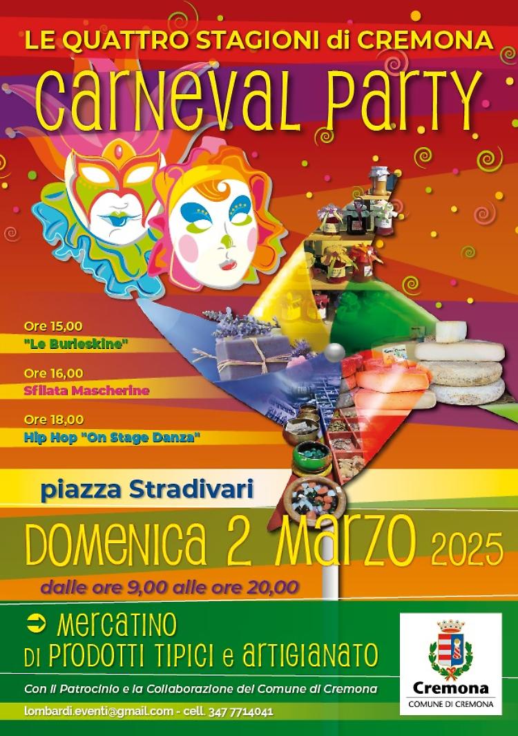 Carneval Party con Sapori e Profumi della Terra