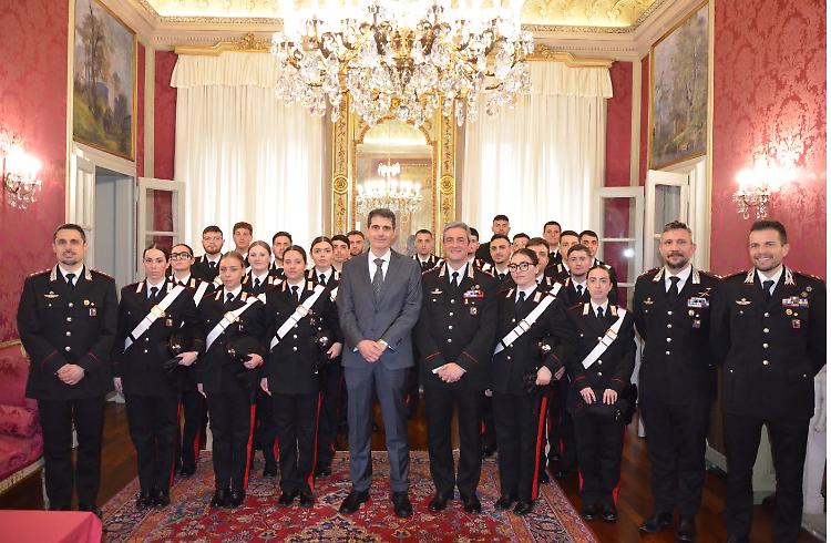 Il benvenuto del prefetto ai nuovi carabinieri