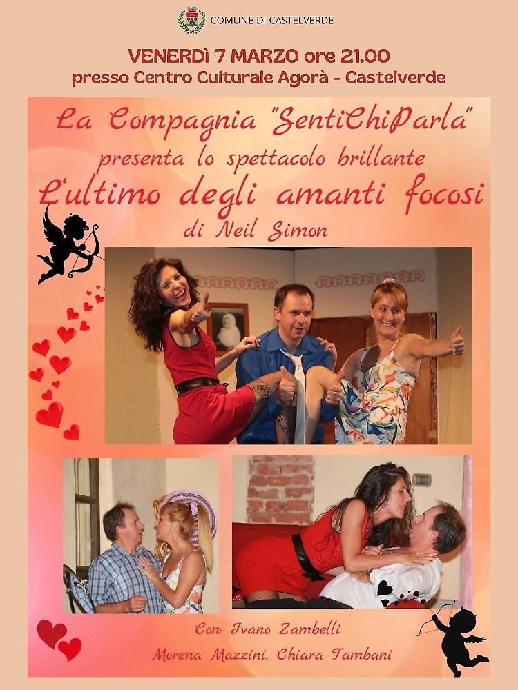 "L’ultimo degli amanti focosi" commedia brillante