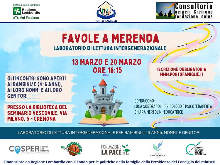 Favole a merenda. Laboratorio di lettura intergenerazionale