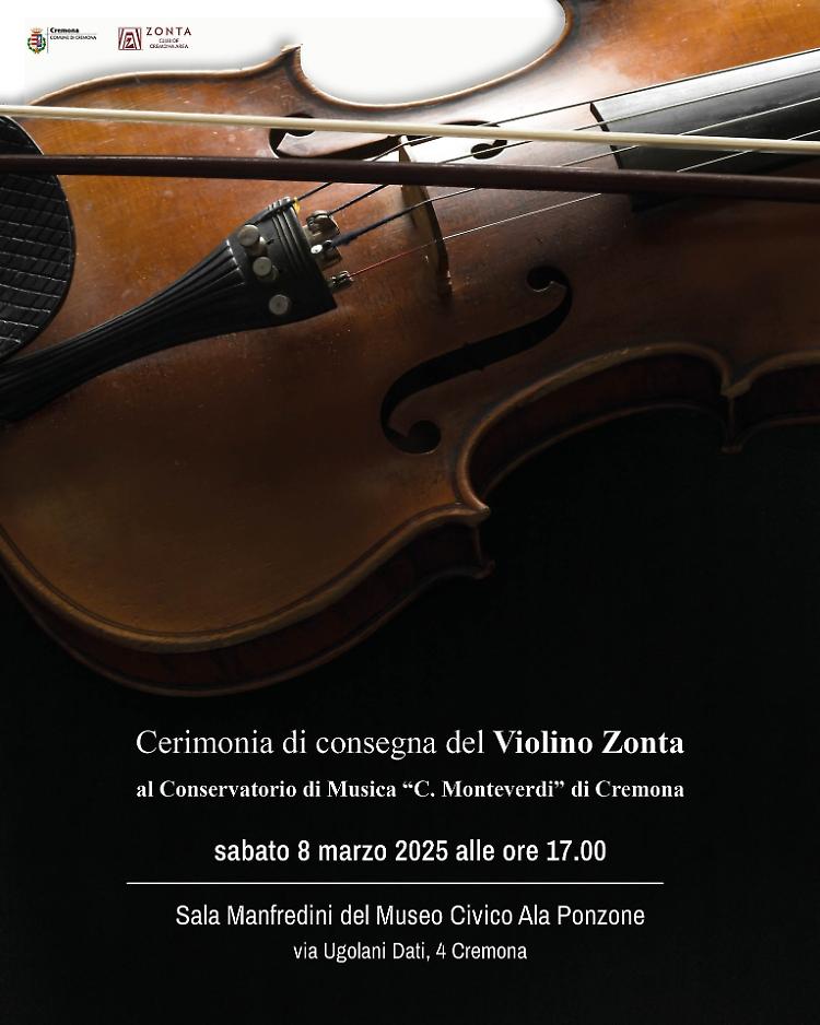 Cerimonia di consegna del Violino Zonta ad un'allieva del Monteverdi