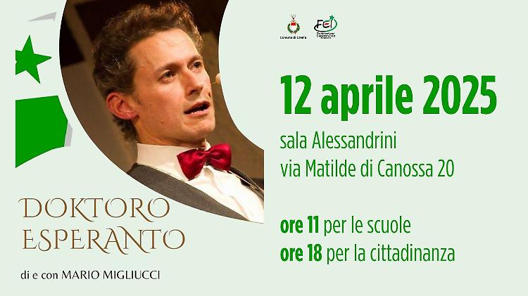 Doktoro Esperanto, monologo teatrale di e con Mario Migliucci