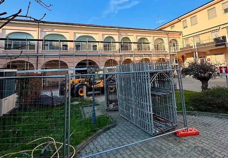 Un maxi cantiere alla rsa ex Mazza