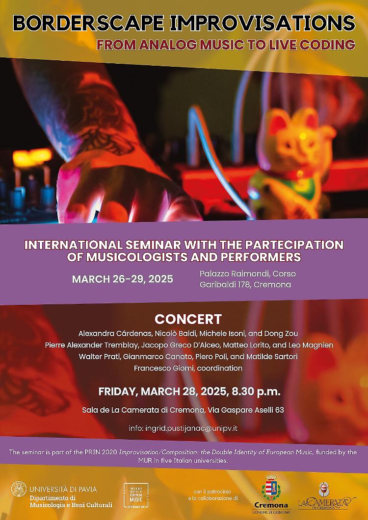 Convegno-Workshop "Borderscape Improvisation. From Analog Music to Live Coding"