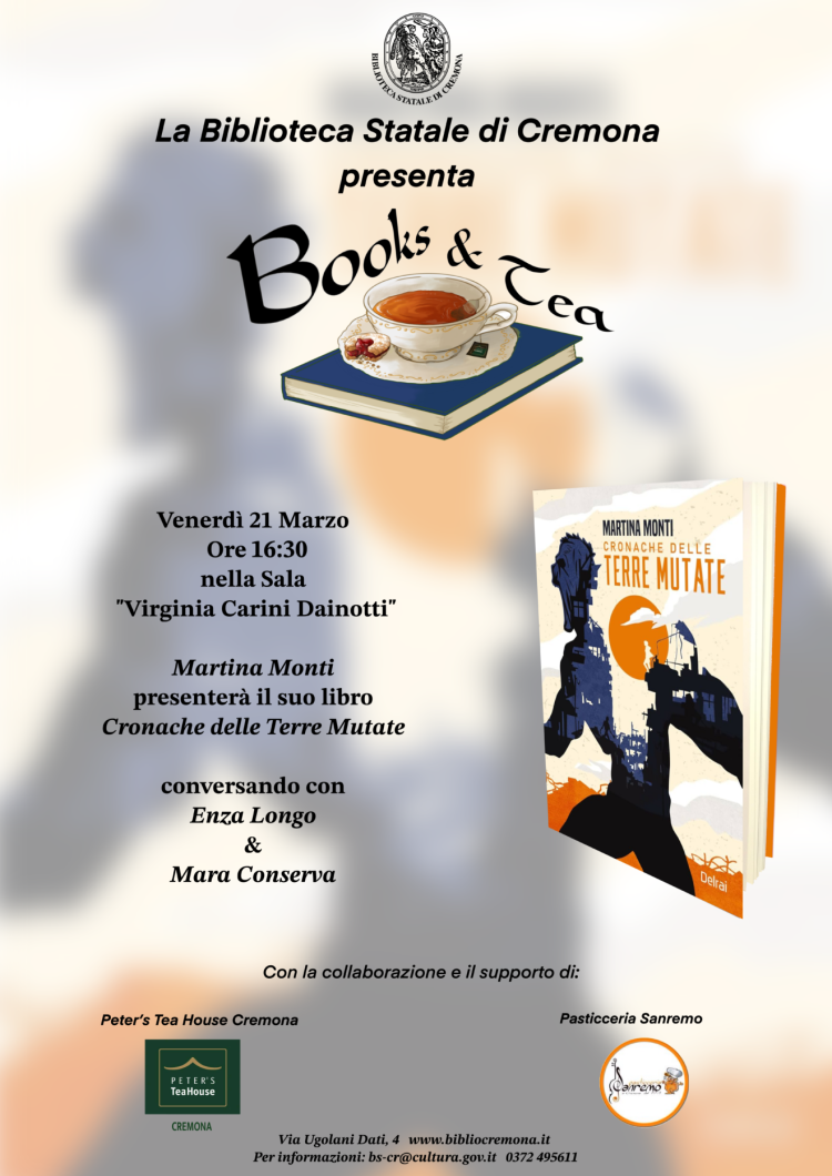 Books&Tea - Martina Monti presenta "Cronache delle terre mutate"