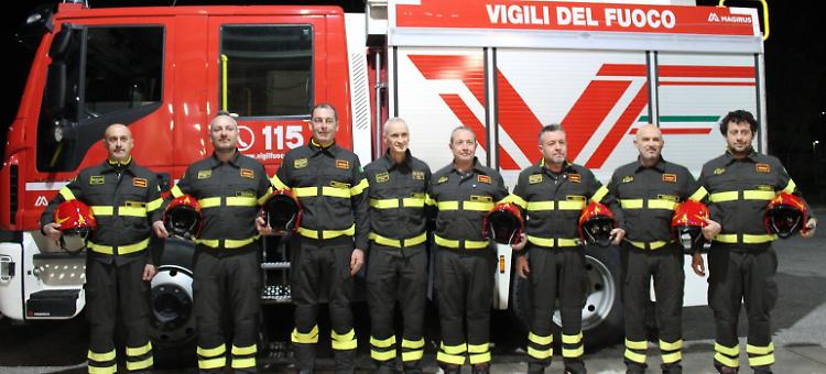 Vigili del fuoco. operativi sette nuovi capisquadra
