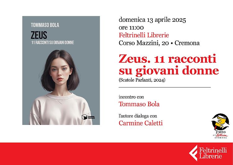 Incontro con Tommaso Bola, autore del libro "Zeus"