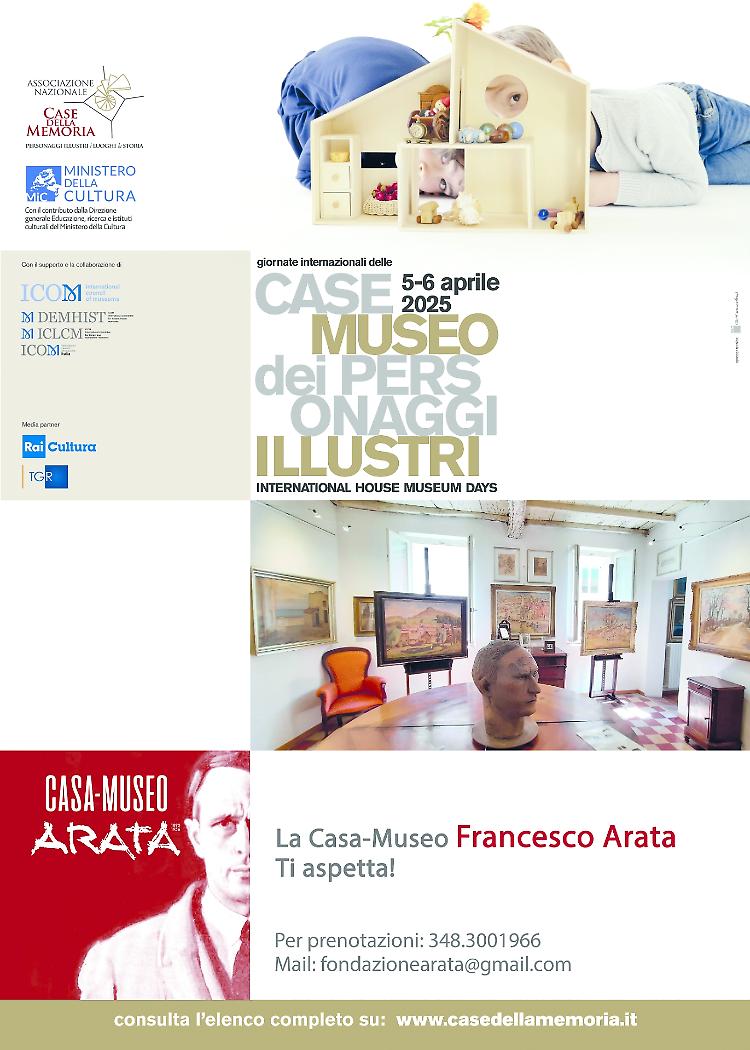 La Casa-Museo Francesco Arata ti aspetta!