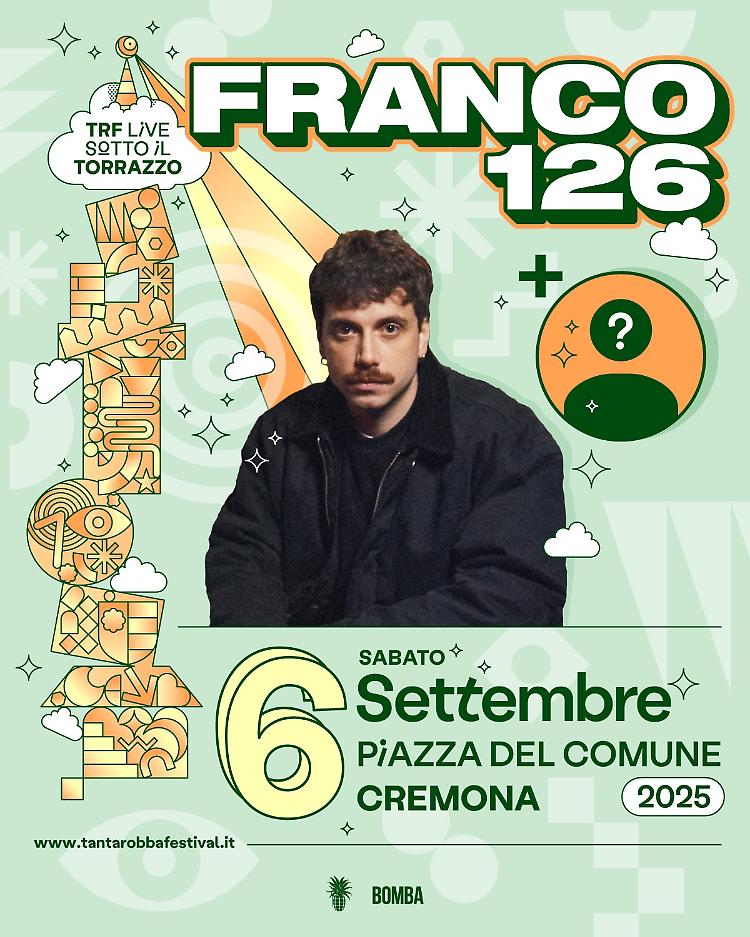 Franco126 in concerto - TRF live sotto il torrazzo