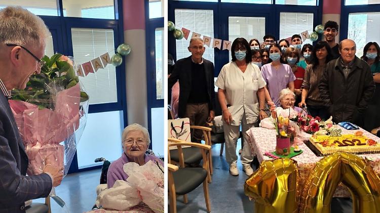 Grande festa per i 102 anni di Martira