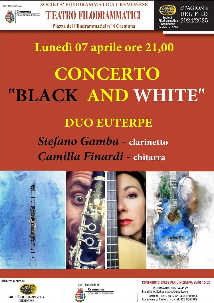 Concerto "Black and White" Duo Euterpe