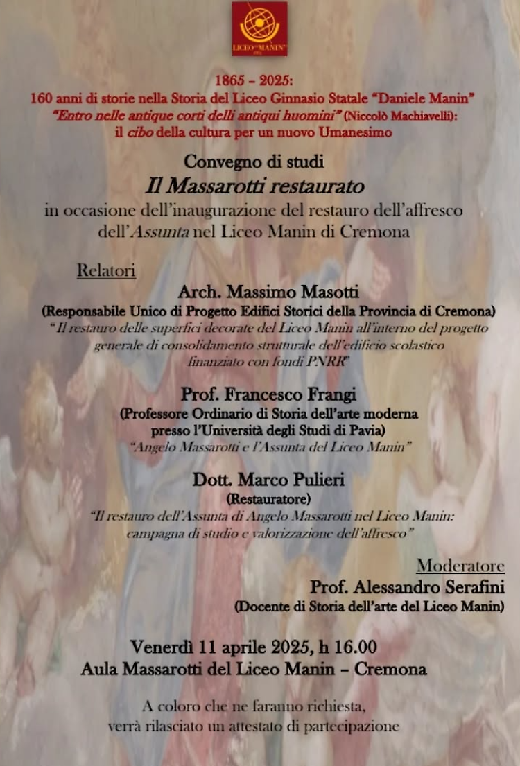 "Il Massarotti restaurato" Convegno di studi