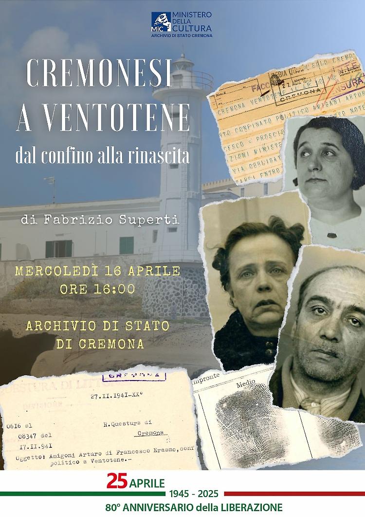 Conferenza "Cremonesi a Ventotene. Dal confino alla rinascita"