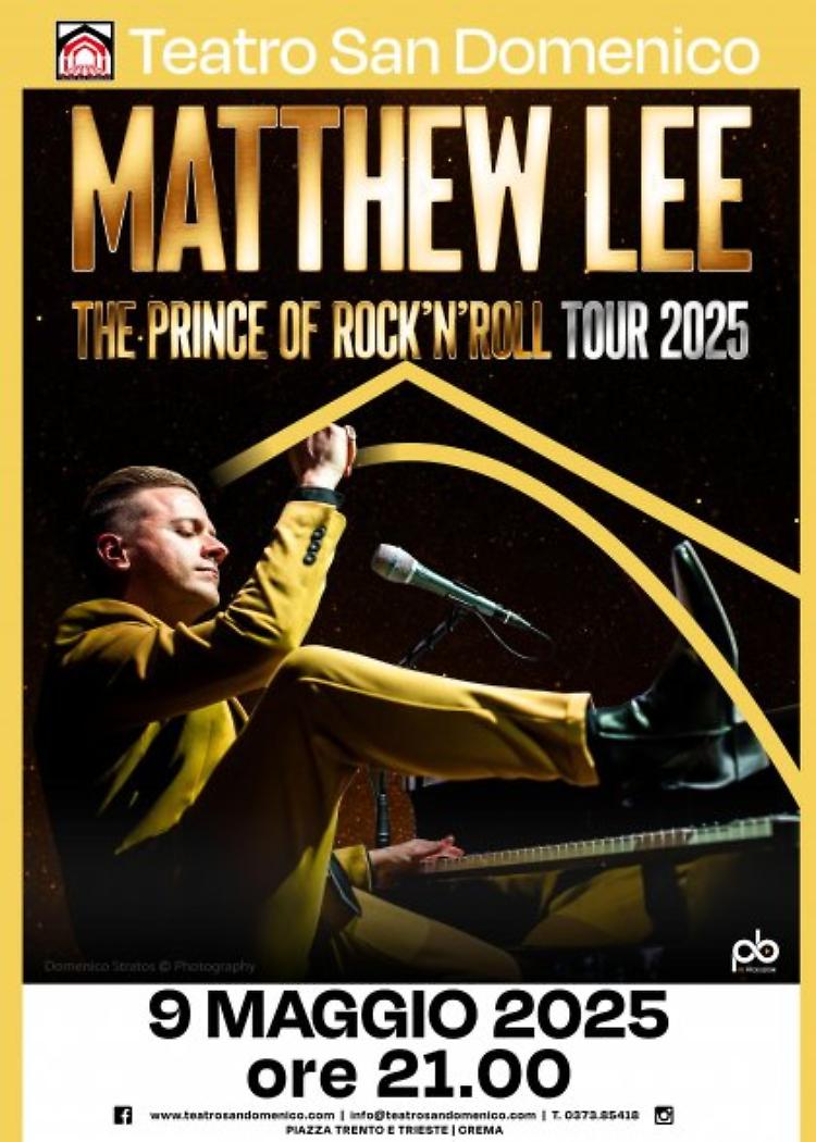 Matthew Lee "The Prince of rock d'roll Tour 2025"
