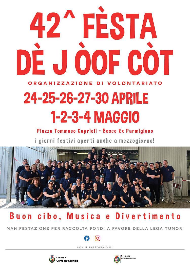 42^ Fèsta dè j òof còt: cibo, musica e tanto divertimento
