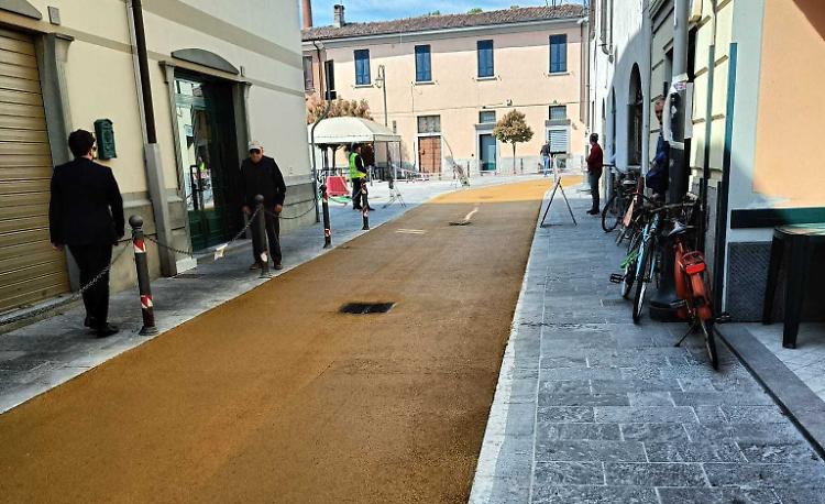 Nuova via Caimi: paese  ‘spaccato’ in due