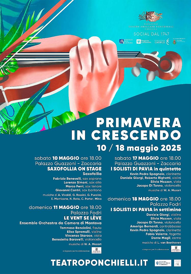 Concerto "I SOLISTI DI PAVIA in quintetto" in una location da sogno