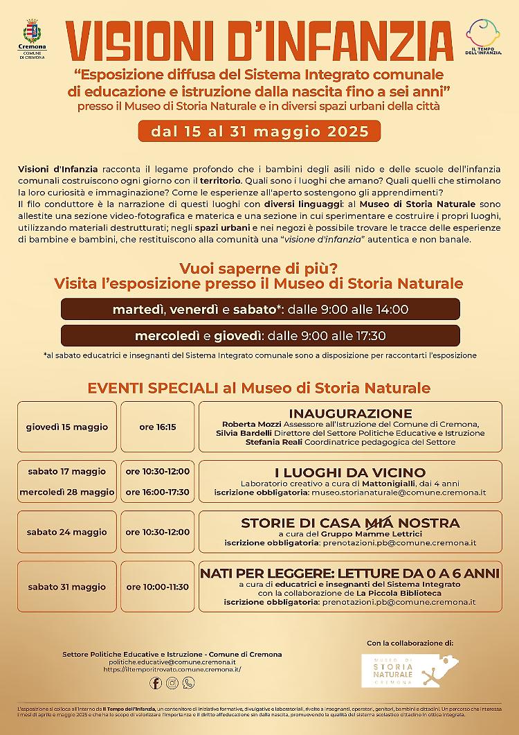 Inaugurazione della mostra "Visioni d'infanzia"