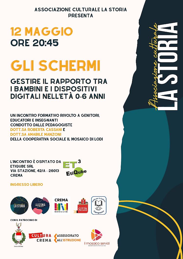 Incontro formativo per genitori e insegnanti: "Gli schermi"