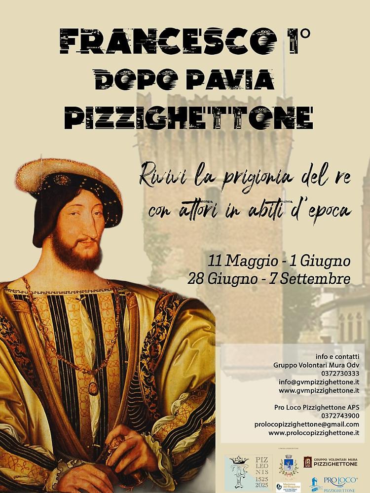 Rievocazione storica della prigionia del re Francesco I in abiti d’epoca