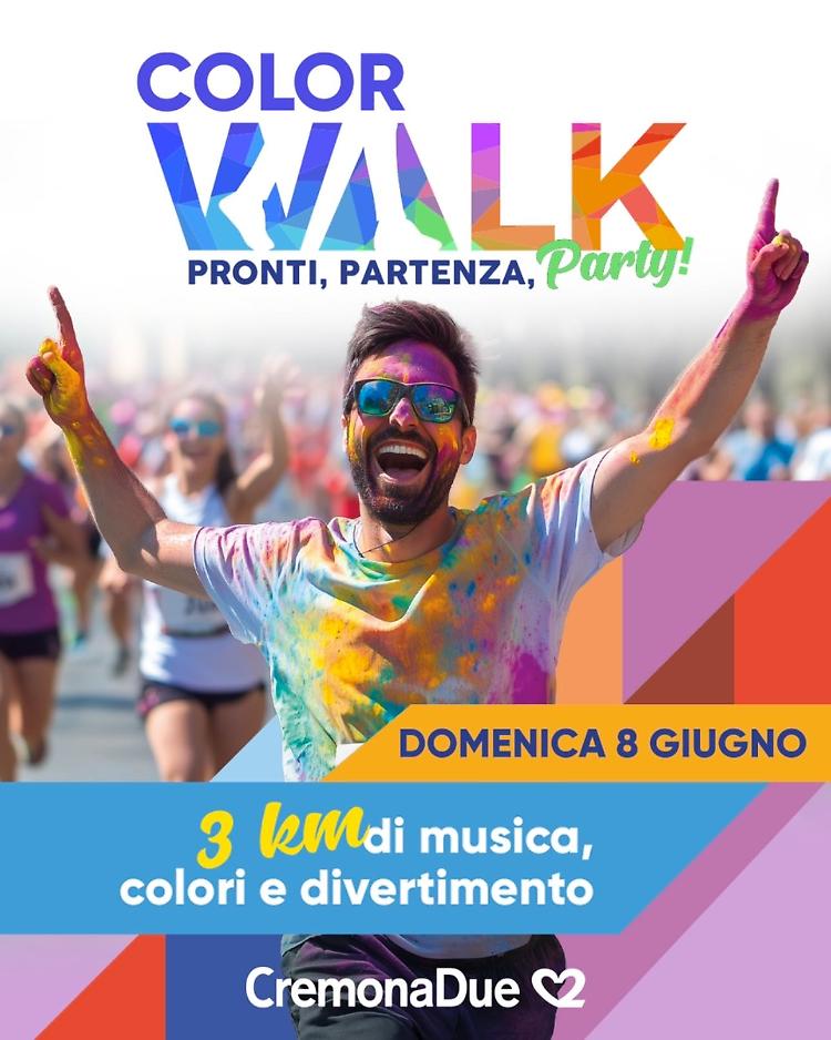 Color WALK: 3 Km di musica, colori e divertimento