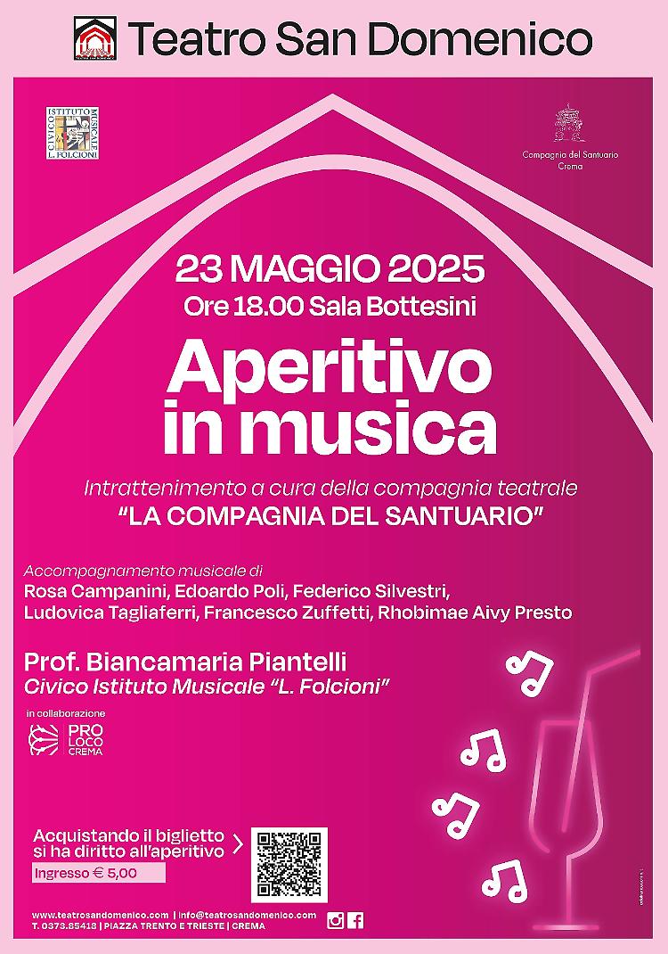 Aperitivo in musica con gli alunni dell'Istituto Folcioni